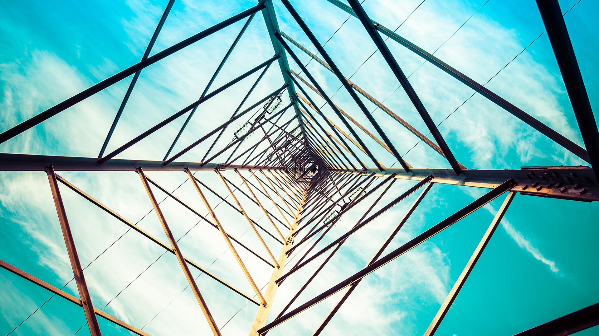 power line ground view