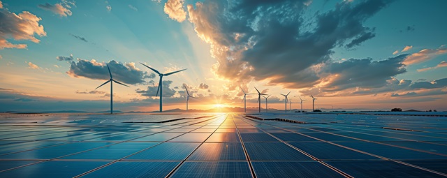 Solar sky wind energy clouds