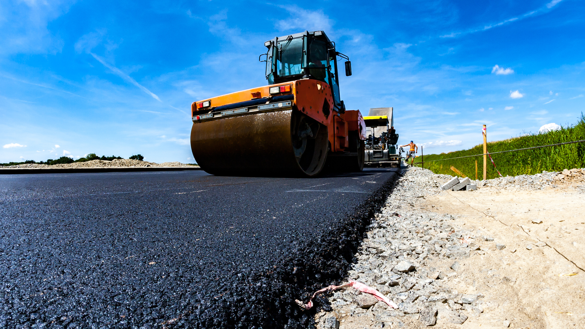 paving new road