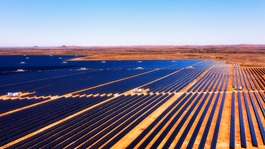 fields of solar panels