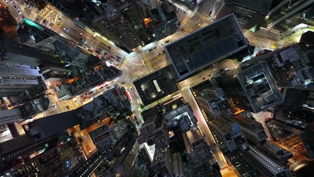 City scape from overhead