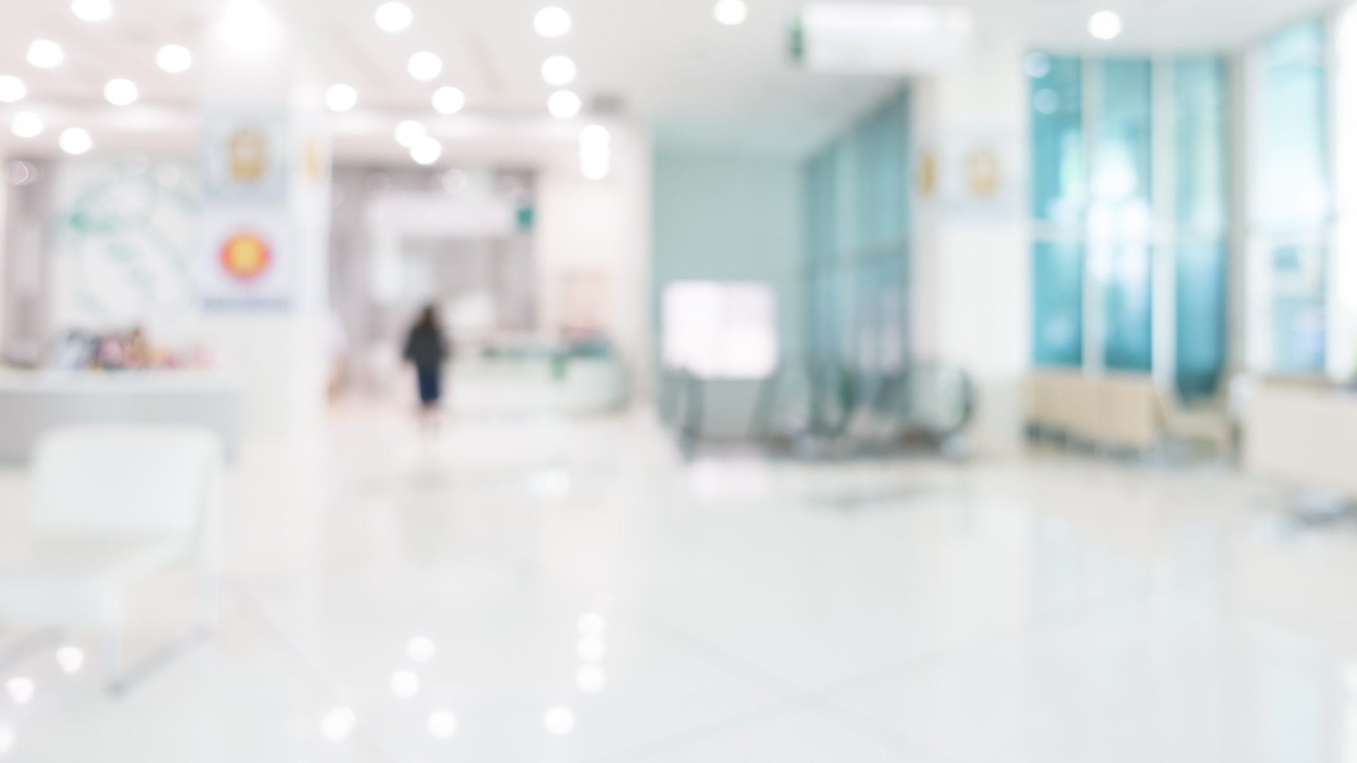 Abstract blur hospital and clinic