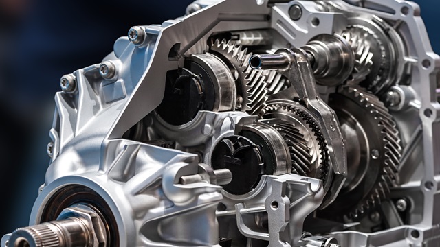 Close up-shot-of-car-engine