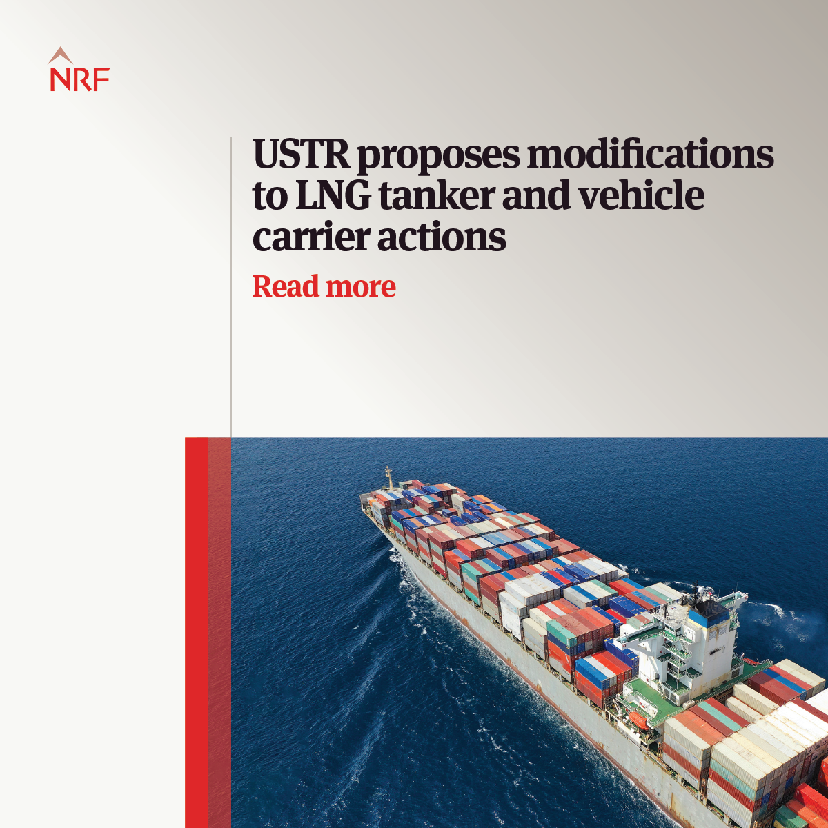 USTR proposes modifications to LNG tanker and vehicle carrier actions | United States | Global law firm