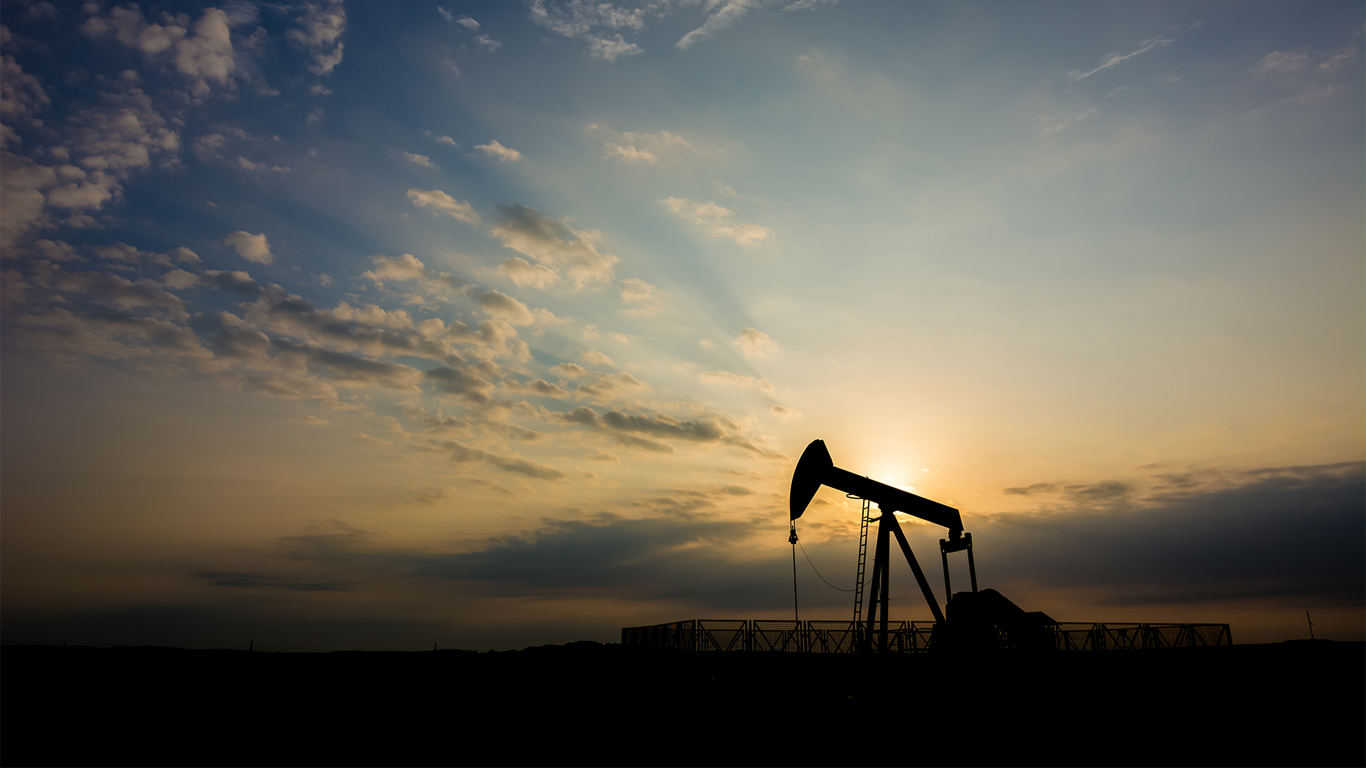 Crude oil pump in oilfield