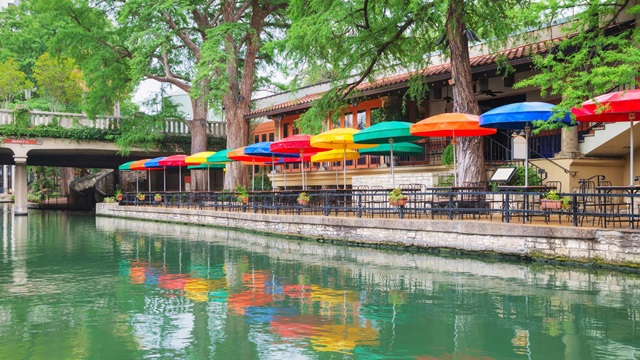 The Riverwalk in San Antonio, Texas