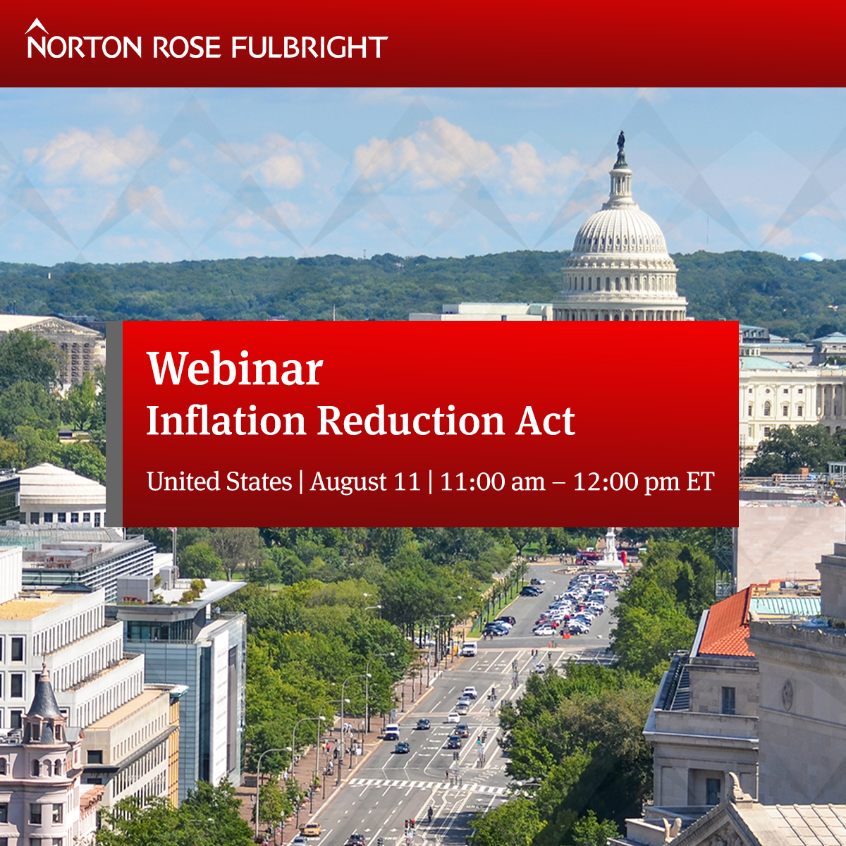 Inflation Reduction Act United States Global law firm Norton Rose Fulbright