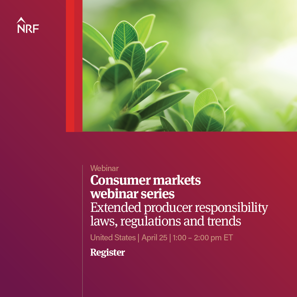 Consumer markets webinar series Extended producer responsibility laws